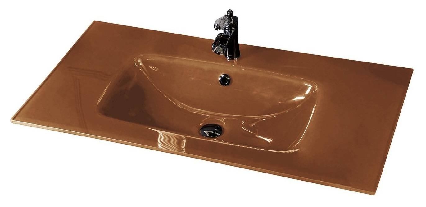 Раковина мебельная Armadi Art Neoart 101х52х12 см dark brown 852-100-DB