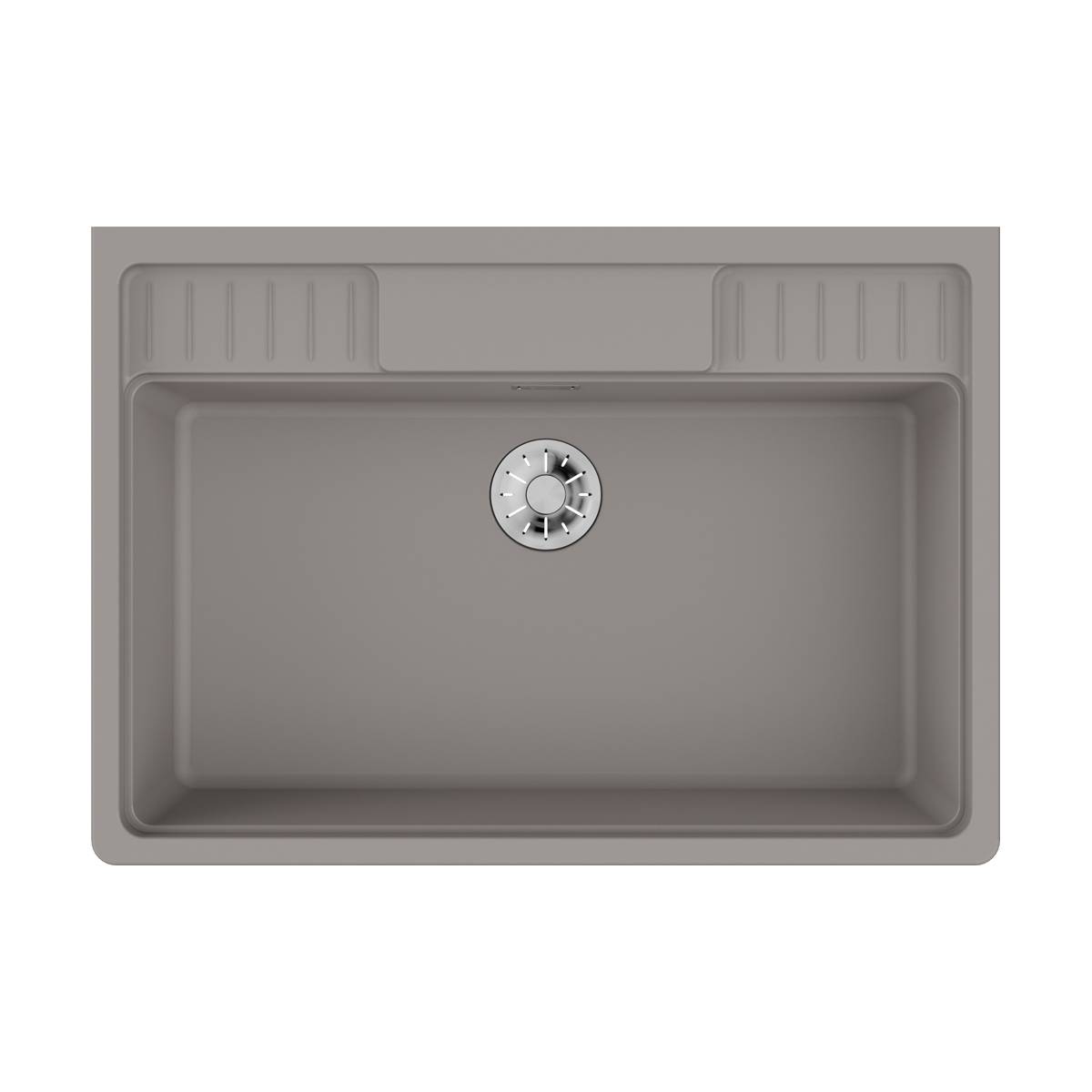 Кухонная мойка Omoikiri Kinokawa 90-GR Artceramic 90x63,5 см leningrad grey 4993854