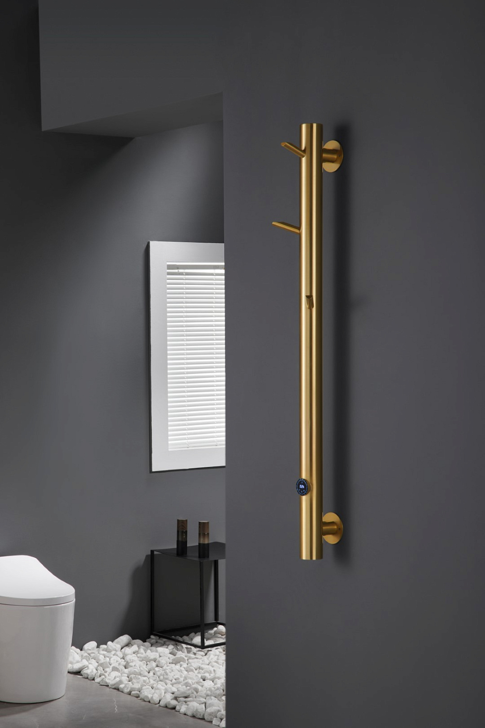 Полотенцесушитель электрический Boheme Oak 20.1х150 см нижнее подключение бронза 724-BR