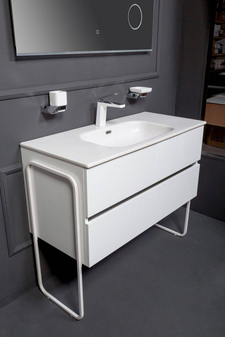 Тумба подвесная Armadi Art Vallessi 80х46х53 см белый 837-080-W