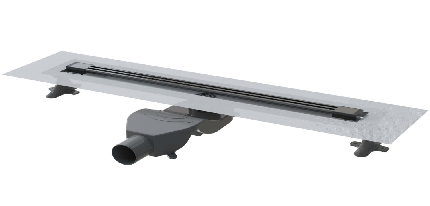 Трап линейный Boheme Infinity 80 см графит 981-80-GM