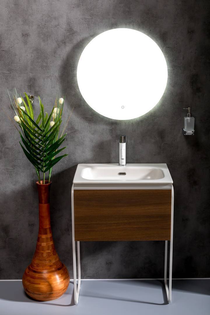 Тумба подвесная Armadi Art Vallessi 60х46х53 см темное дерево 837-060-D