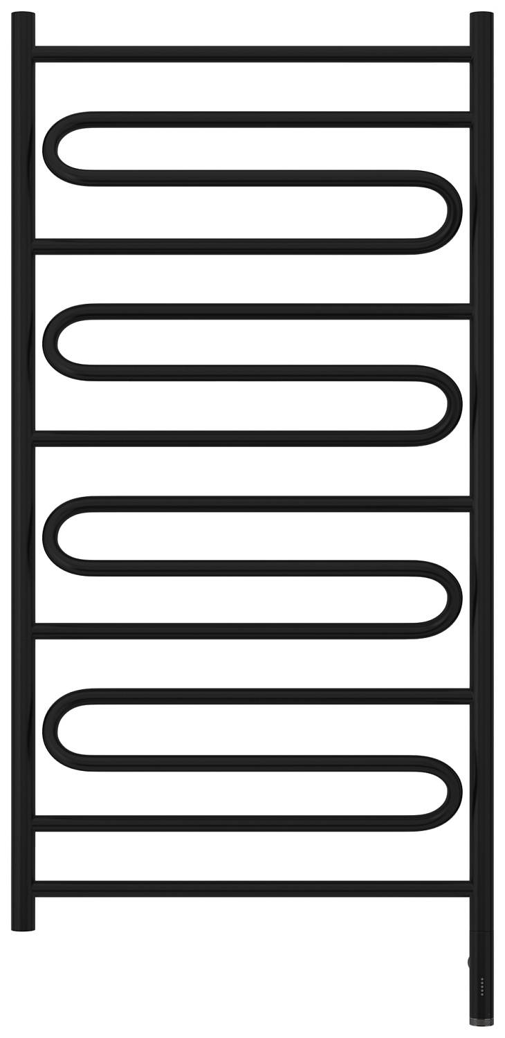 Полотенцесушитель электрический Сунержа Элегия 3.0 632x1324 мм правый матовый черный 31-5819-1260
