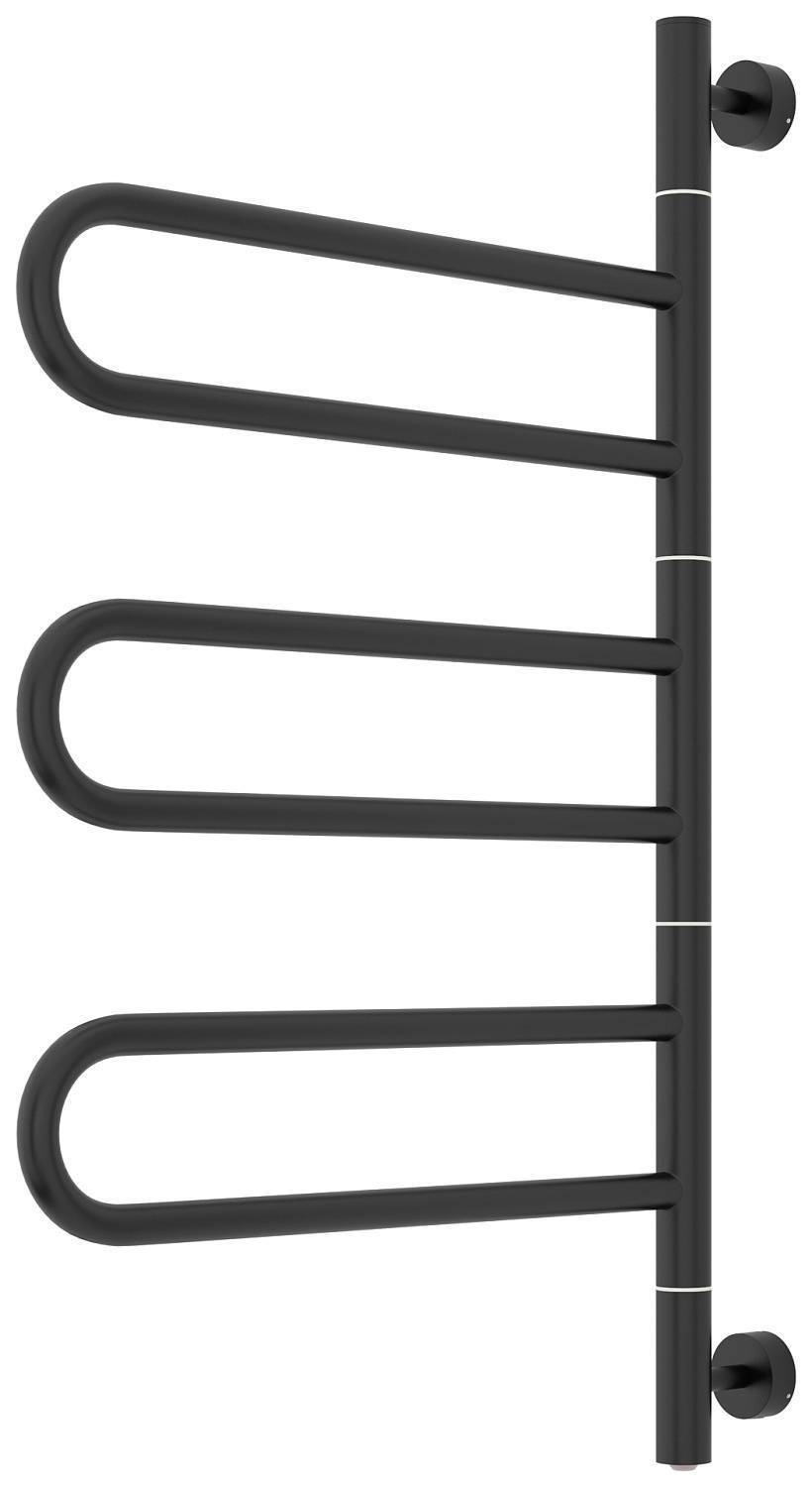Полотенцесушитель электрический Стилье Формат 50 ПВ 500x820 мм черный 31550-0830