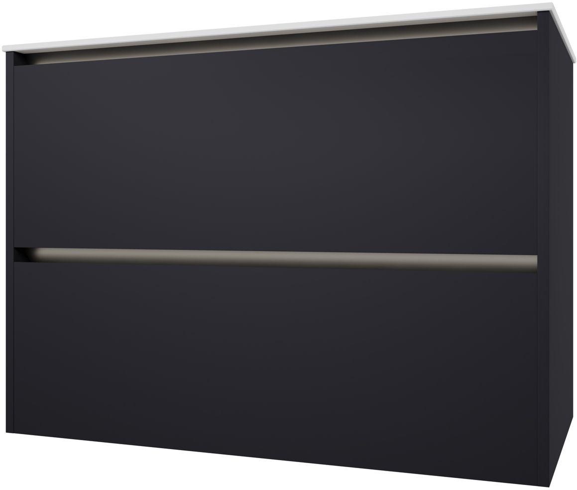 Тумба под раковину Allen Brau Activity 90x46x66.2 см антрацит/олива 1.34013.AM