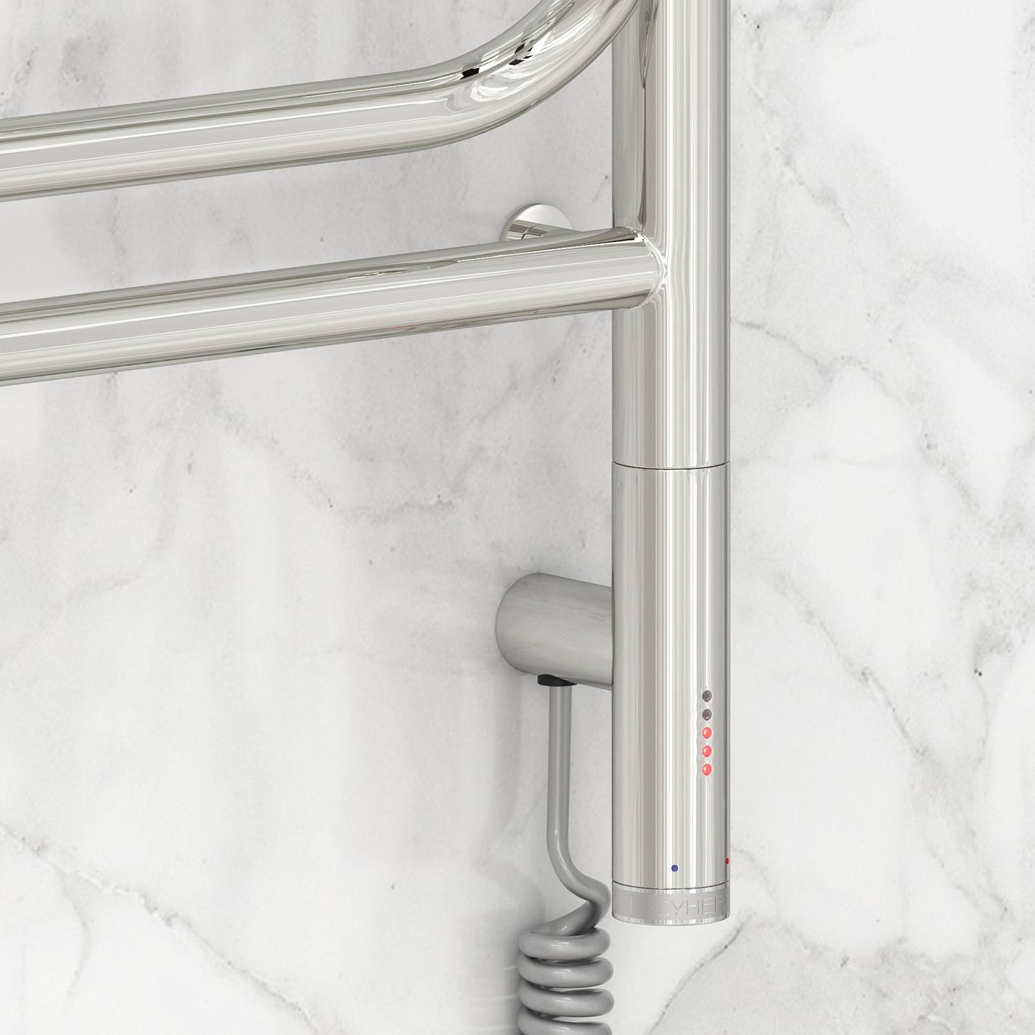 Полотенцесушитель электрический Сунержа Элегия 3.0 532x1124 мм правый без покрытия 00-5819-1050