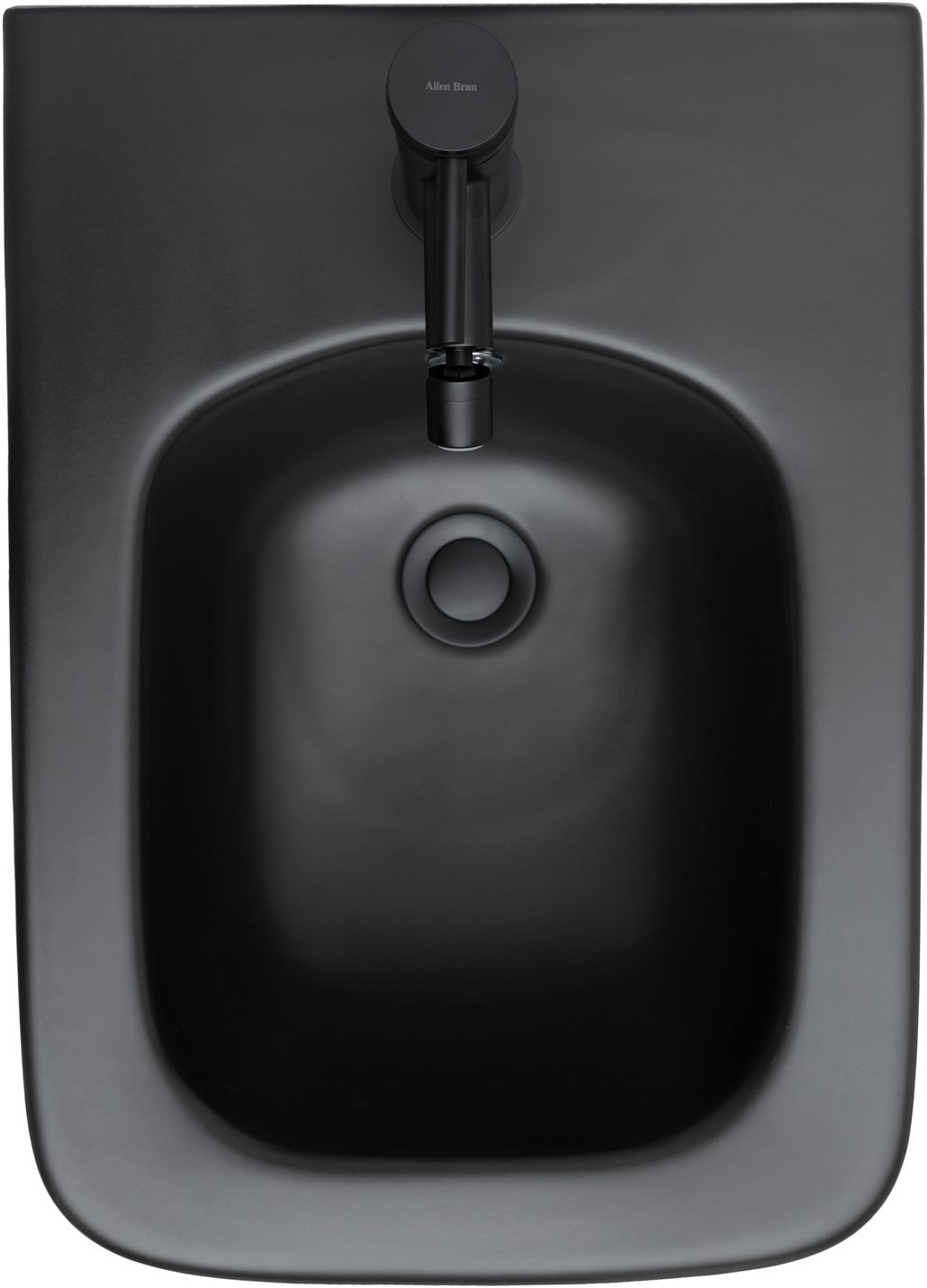 Биде подвесное Allen Brau Liberty 36.7x51.8x29 см черный 4.33010.31