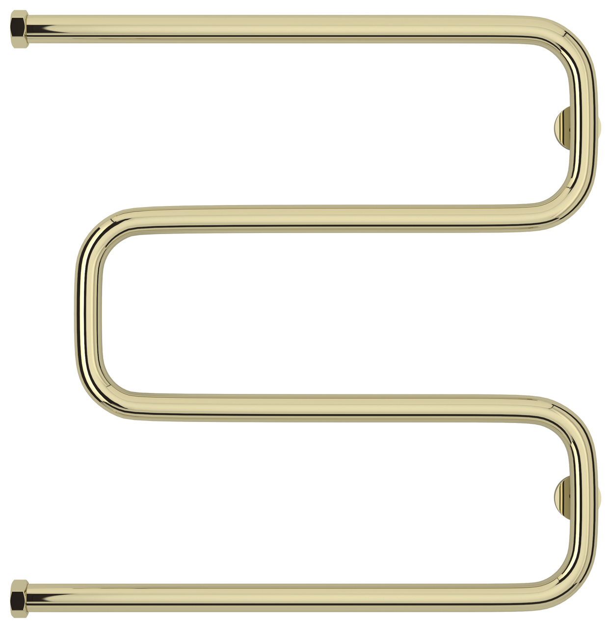 Полотенцесушитель водяной Сунержа Ш-образный 630х628 мм шампань глянцевая 020-4014-6060