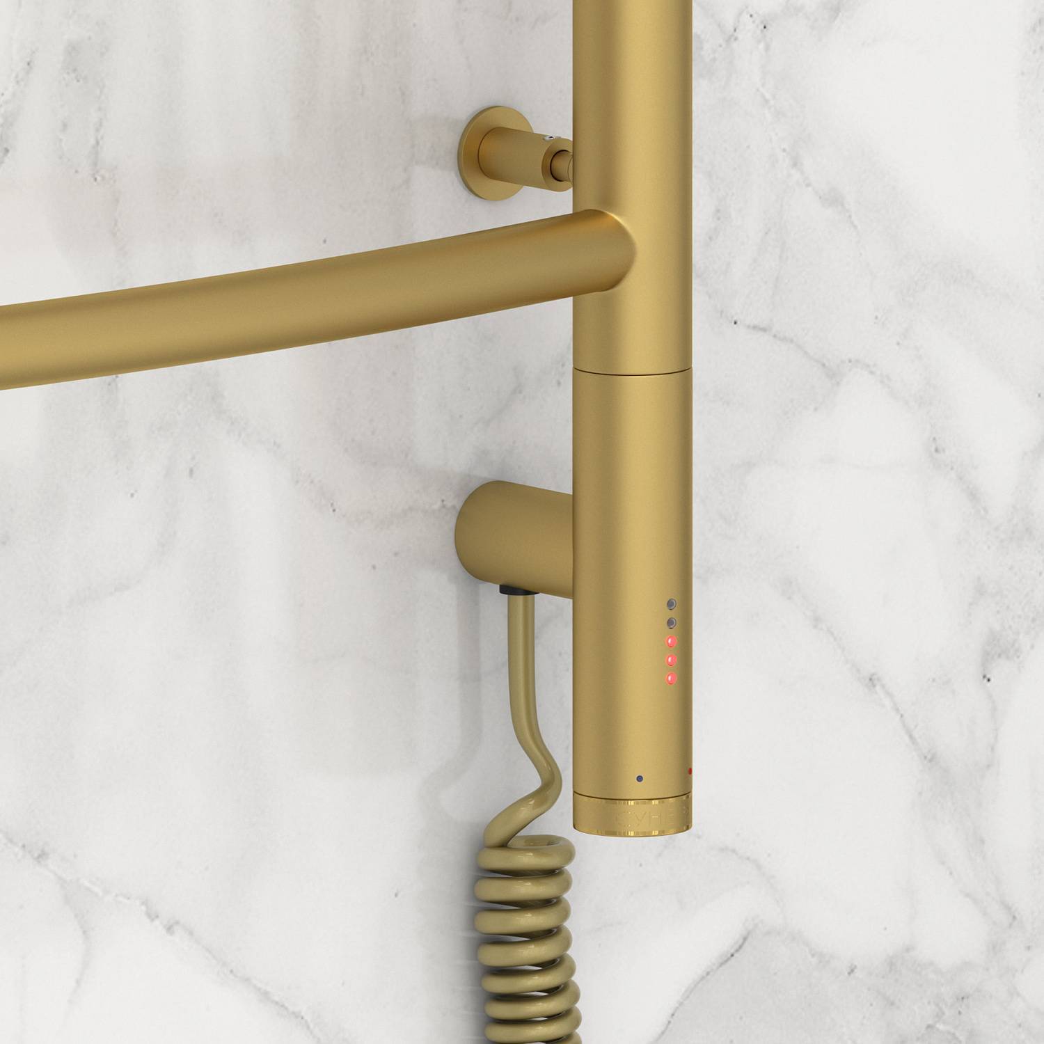 Полотенцесушитель электрический Сунержа Галант 3.0 432x624 мм правый матовое золото 032-5801-5040