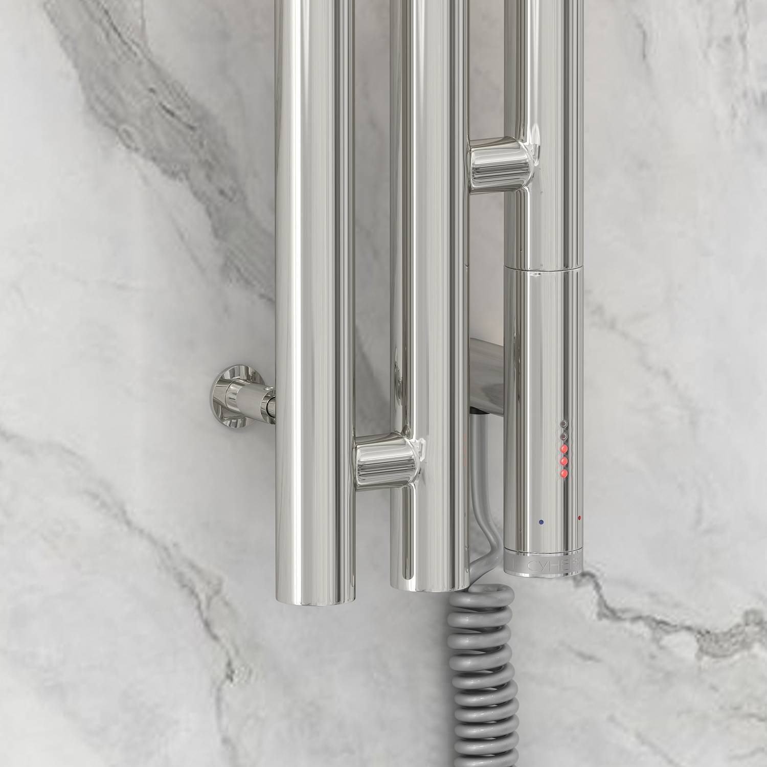 Полотенцесушитель электрический Сунержа Терция 3.0 138x1200 мм правый без покрытия 00-5845-1211