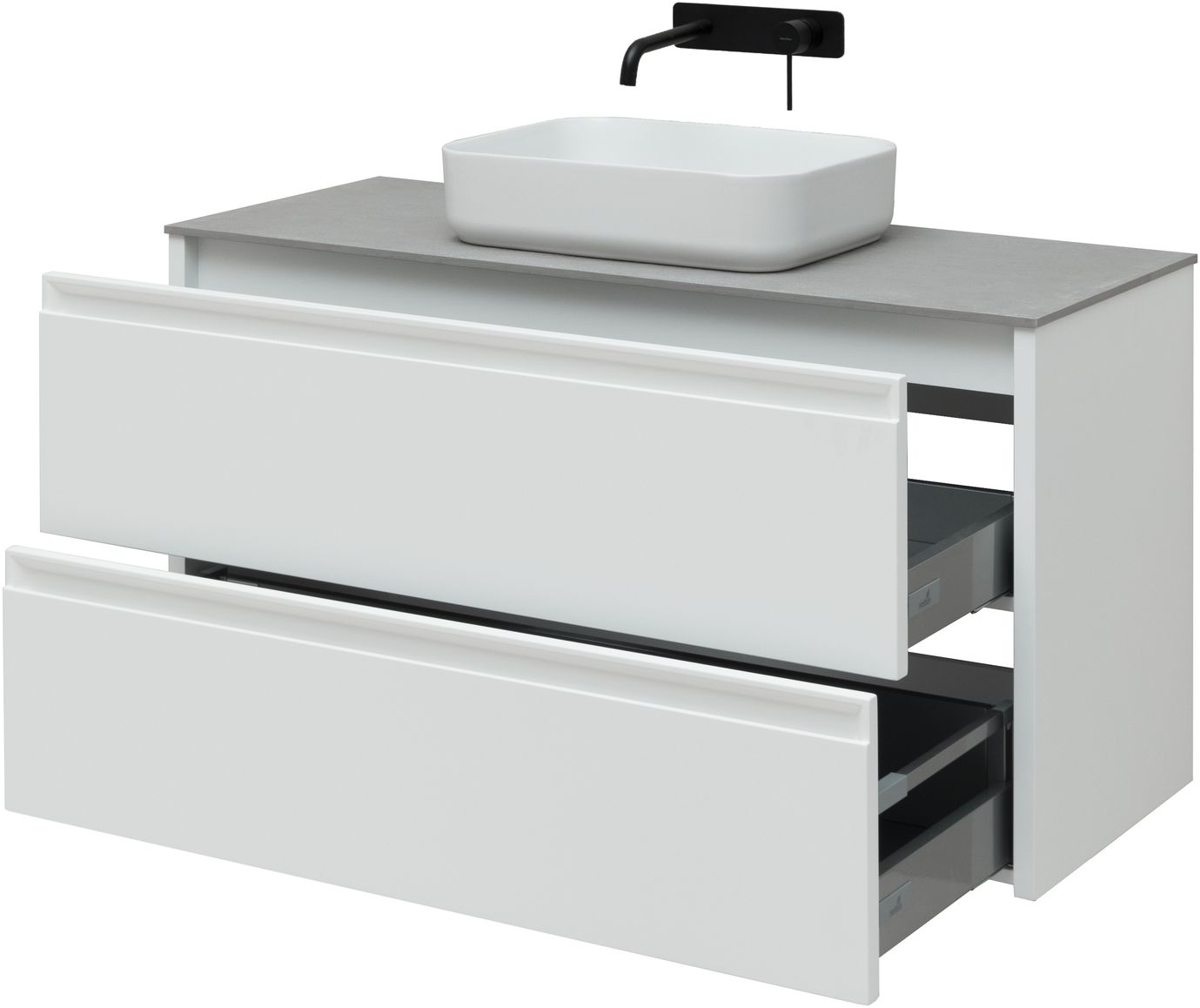Тумба под раковину Allen Brau Fantasy 118.4x46x62 см белая 1.11005.WM