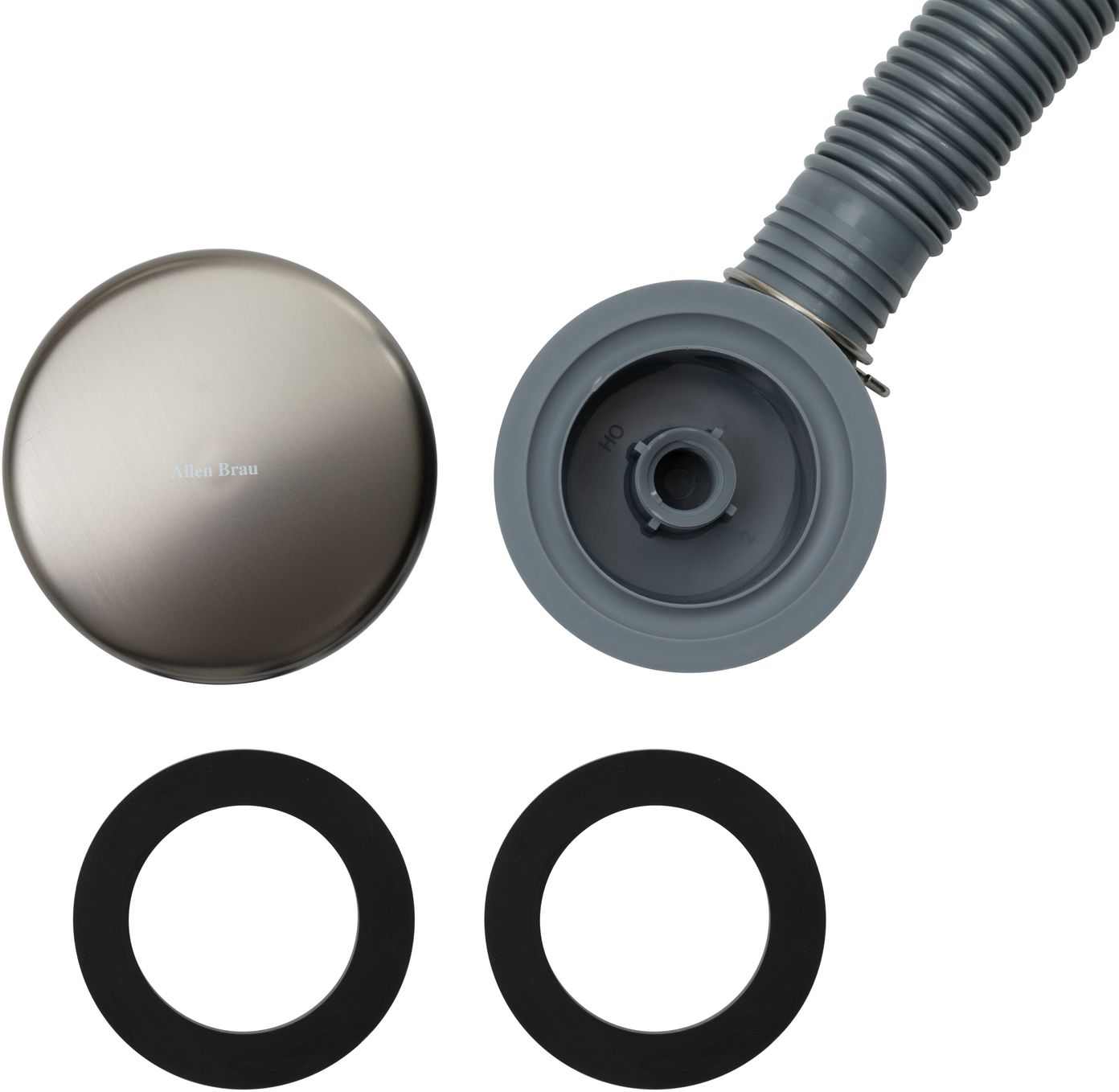 Слив-перелив для ванны Allen Brau Priority графит браш 5.31027-MG