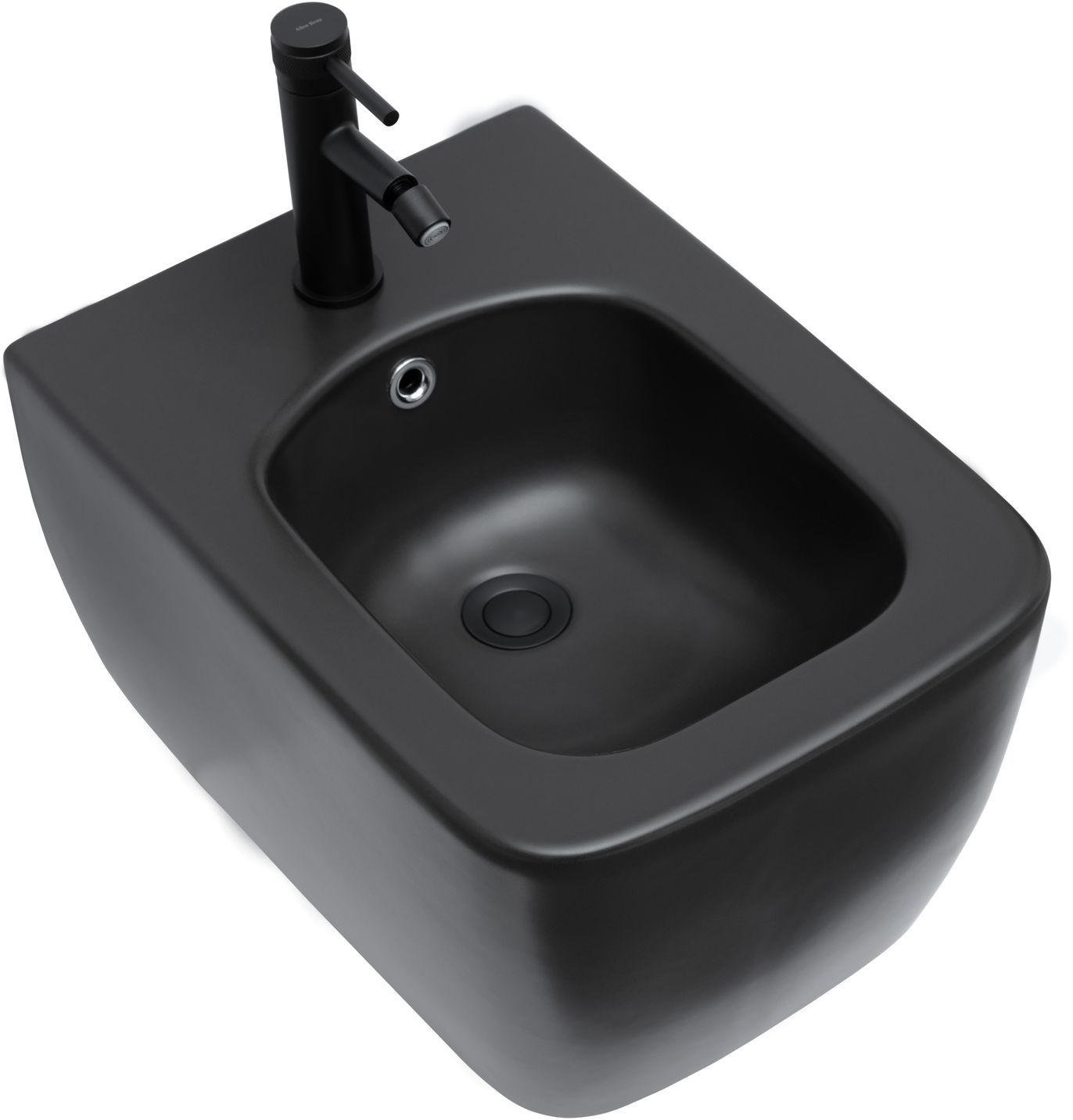 Биде подвесное Allen Brau Liberty 36.7x51.8x29 см черный 4.33010.31