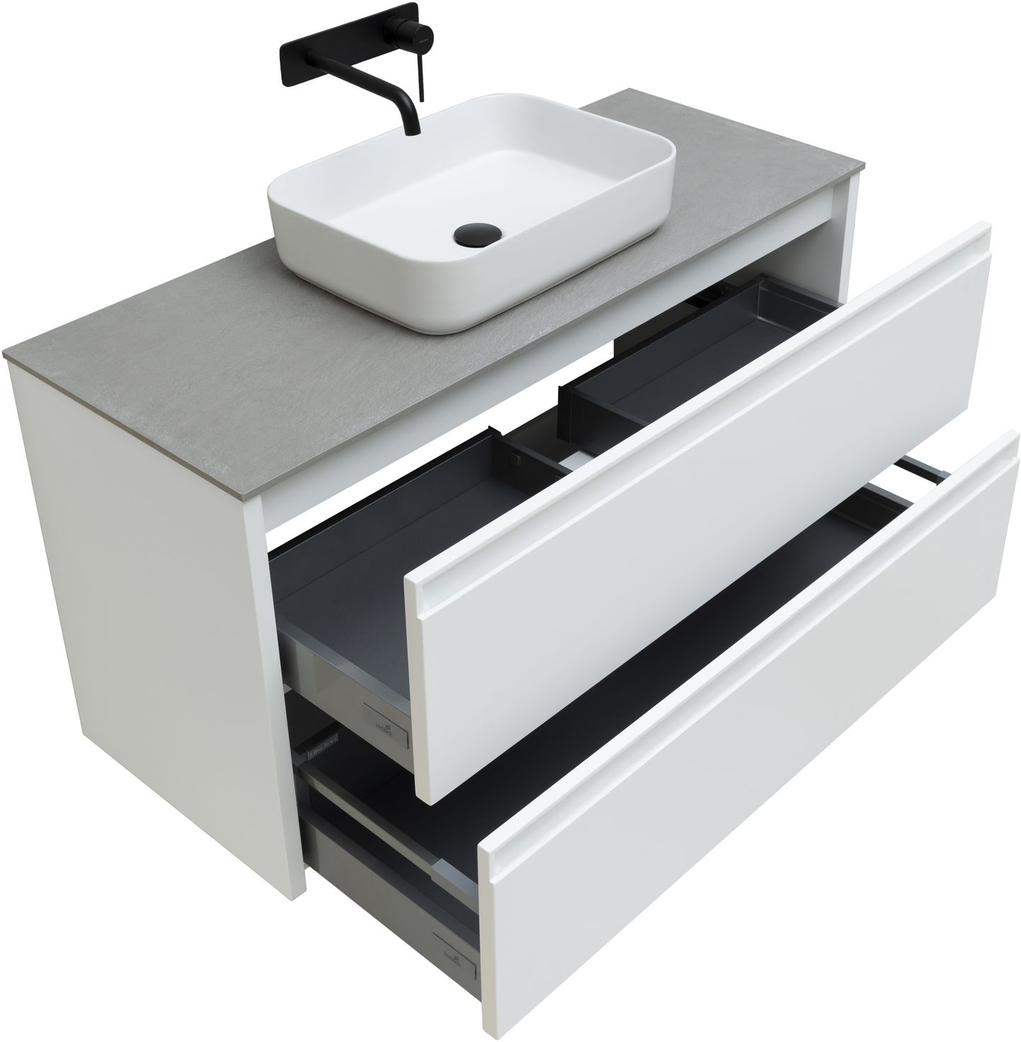 Тумба под раковину Allen Brau Fantasy 118.4x46x62 см белая 1.11005.WM