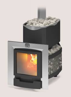 Печь для бани Теплодар Русь-сетка 18 Л Панорама АПБ.49.000.00