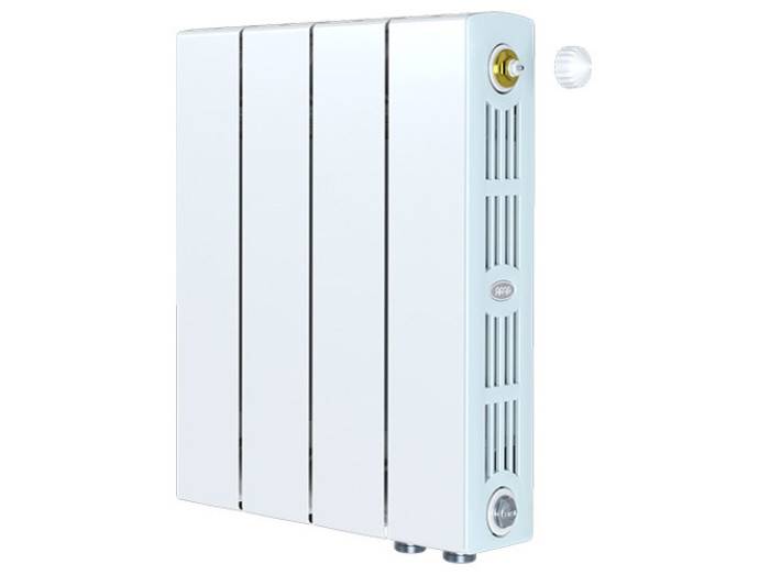 Радиатор биметаллический RIFAR SUPReMO Ventil 350 4 секции нижнее правое подключение белый 11540