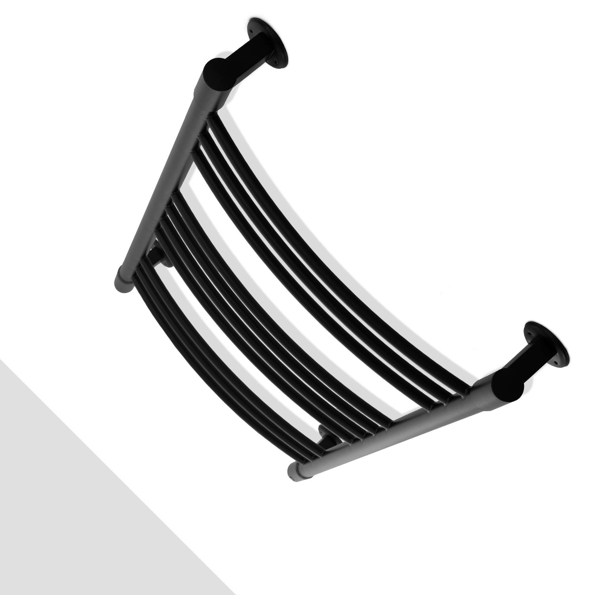 Полотенцесушитель электрический Energy Ergo2 1050x500 мм черный матовый EETRERGO210550R905M RAL 9005