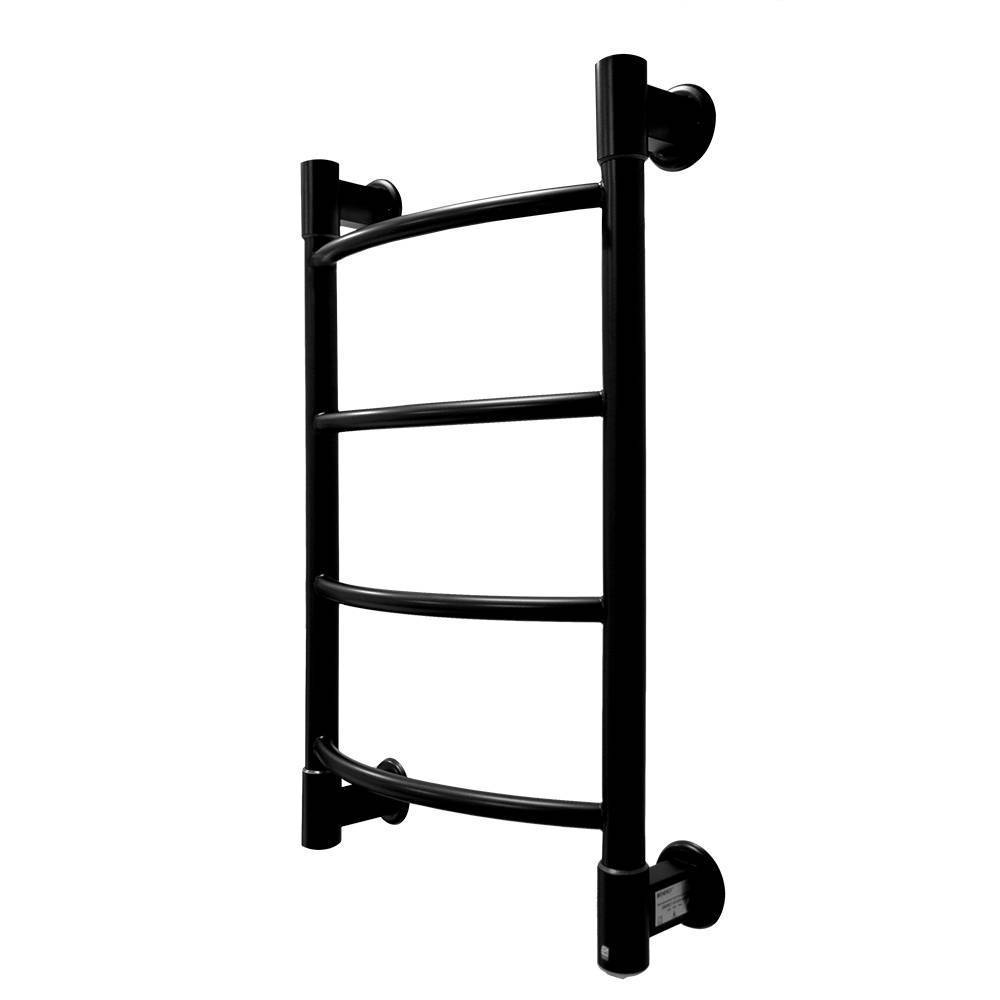 Полотенцесушитель электрический Energy H2 600x400 мм черный матовый EETR0000H26040R905M RAL 9005