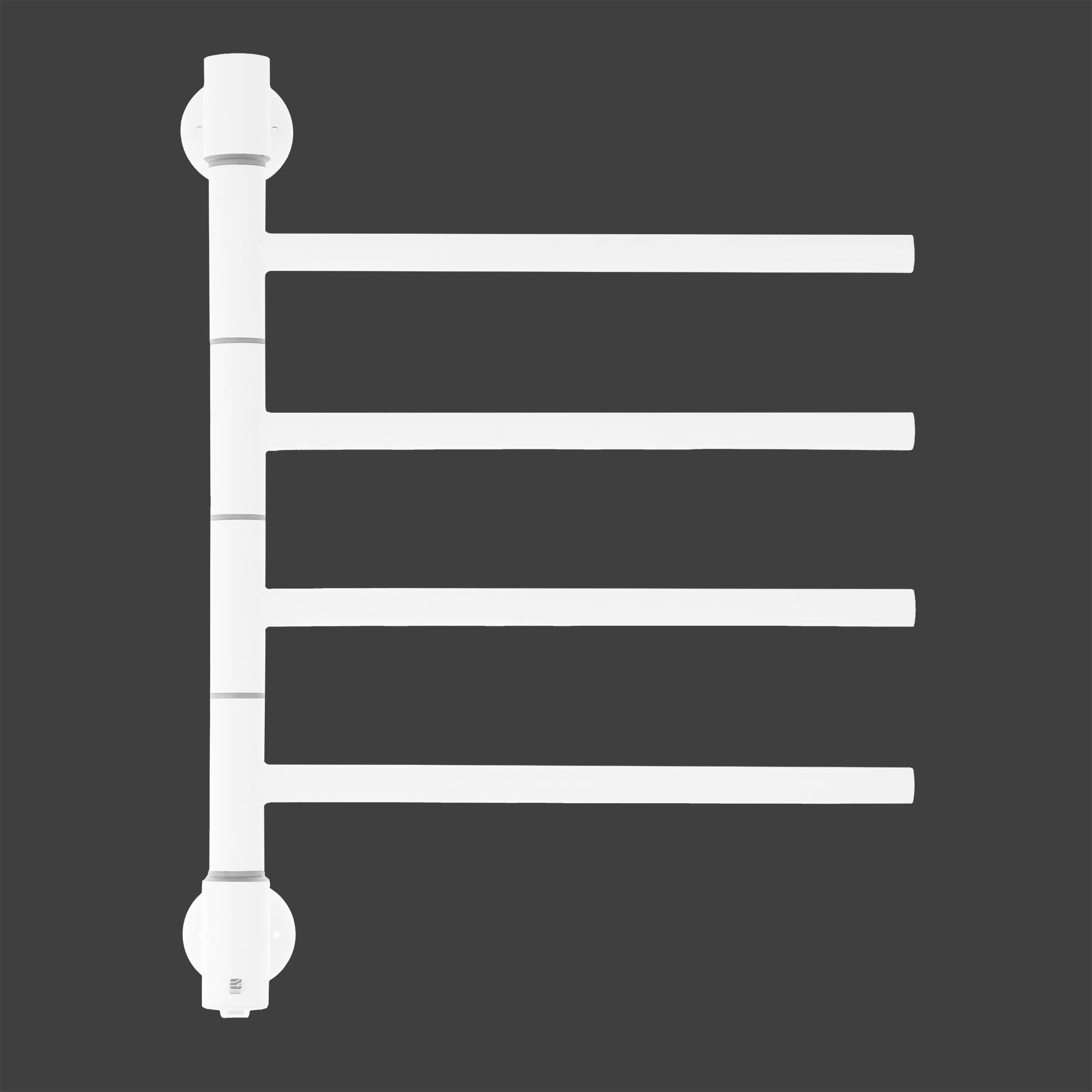 Полотенцесушитель электрический Energy I chrome G4K RAL 9003 EETR00IG4K0000R903M