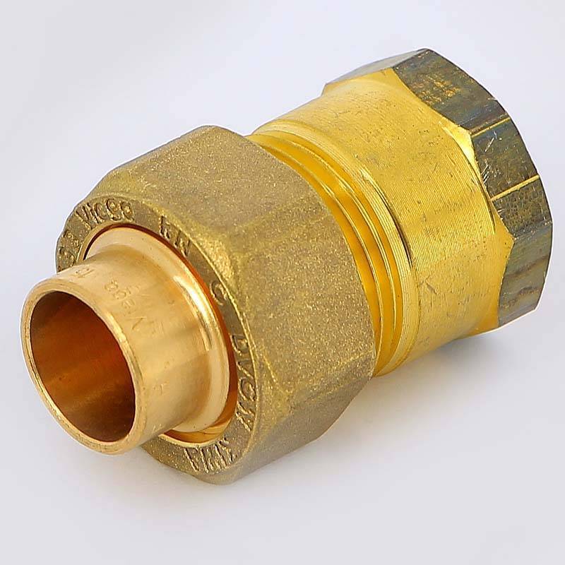 Разъемное соединение Viega 15 мм x 1/2 пайка-В с коническим уплотнением 103422