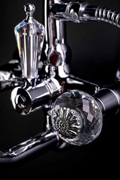 Смеситель для биде Boheme Flora хром глянцевый 276-FL