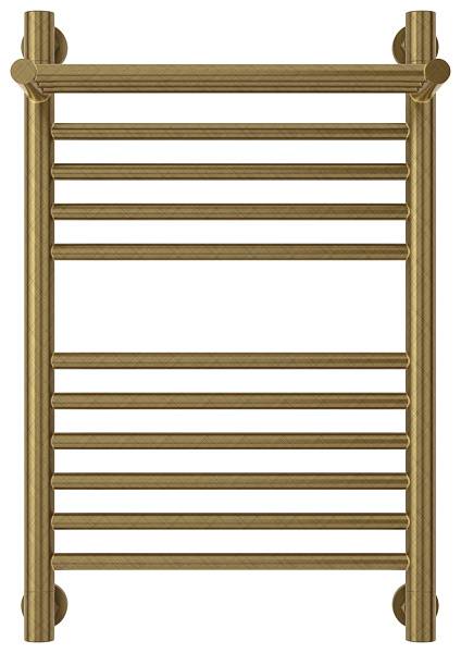 Полотенцесушитель водяной Сунержа Богема+ с 1 полкой 400x600 мм состаренная бронза 05-0223-6040