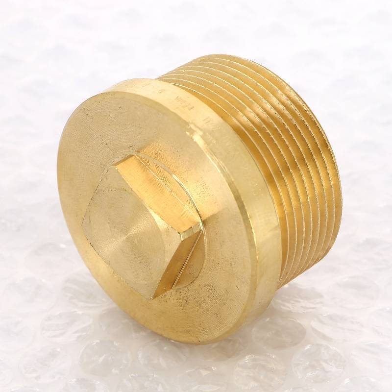 Заглушка бронзовая Viega 1 1/2 с квадратом и бортиком наружная резьба 322168