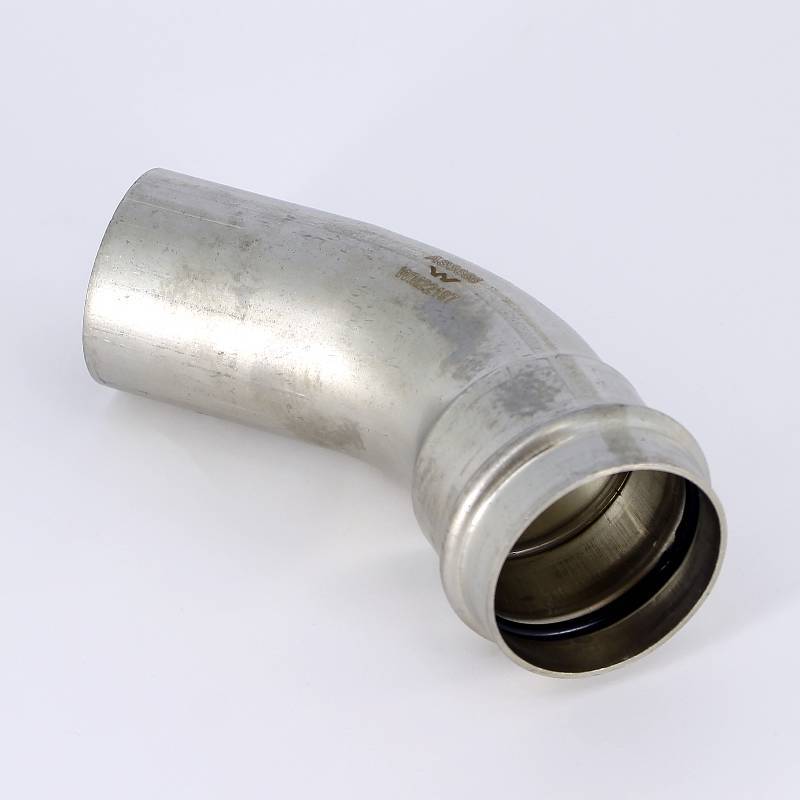 Угол-вставка 45° пресс IBP B Press Stainless 54 мм нержавеющая сталь PS5040 0540000