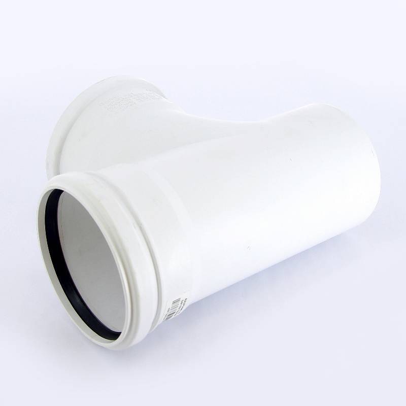 Тройник канализационный REHAU RAUPIANO PLUS 110/110/87° Max Flow 123005