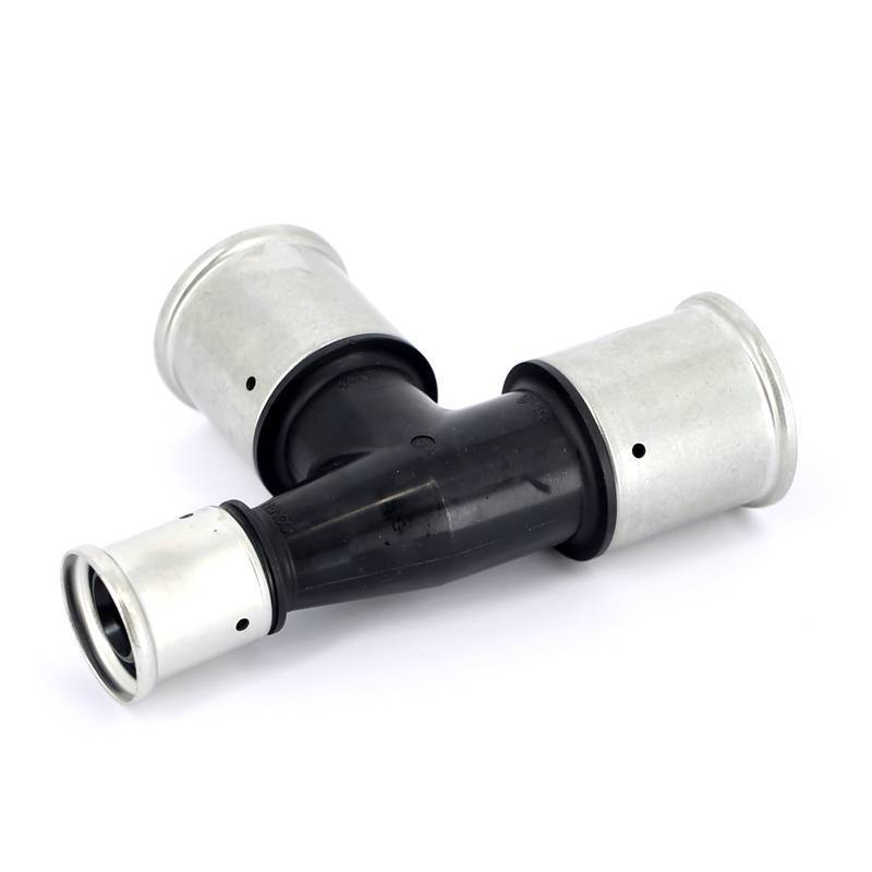 Тройник пресс PVDF Henco 40х40х26 мм 11PK-404026