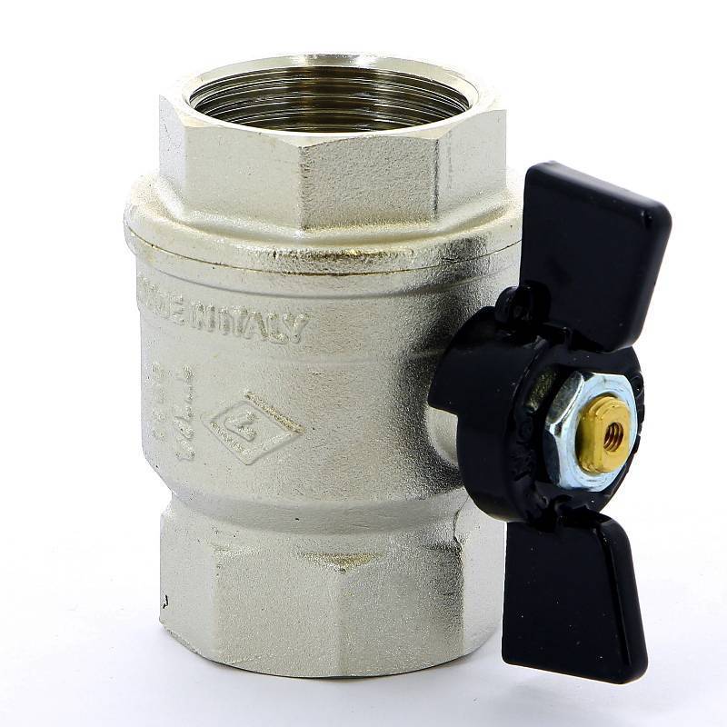 Кран шаровой Bugatti New Jersey 1 1/4 ВР-ВР бабочка 09120007