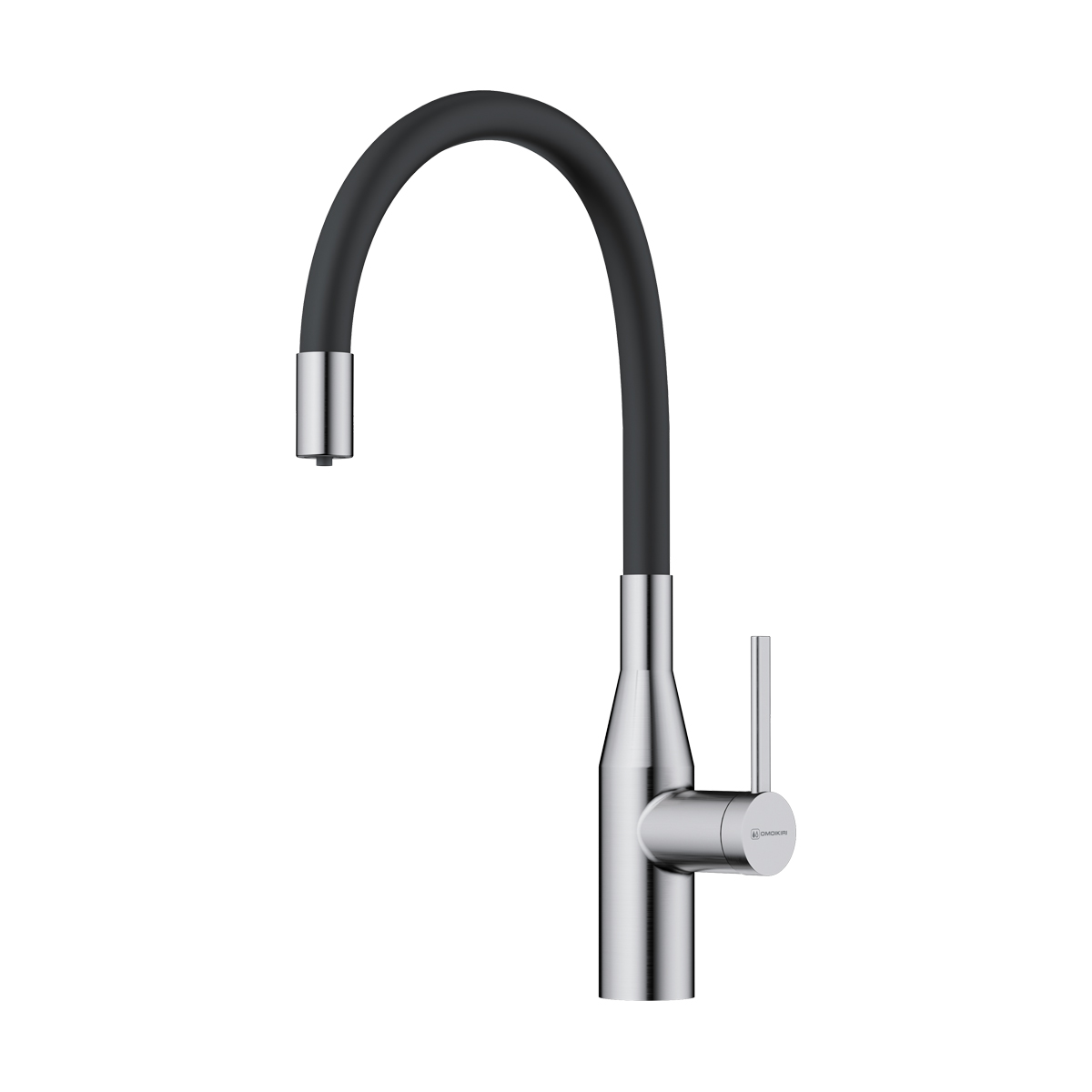Смеситель для кухни Omoikiri Yatomi 2 Plus BN-BL с гибким изливом и подключением фильтра 4994344