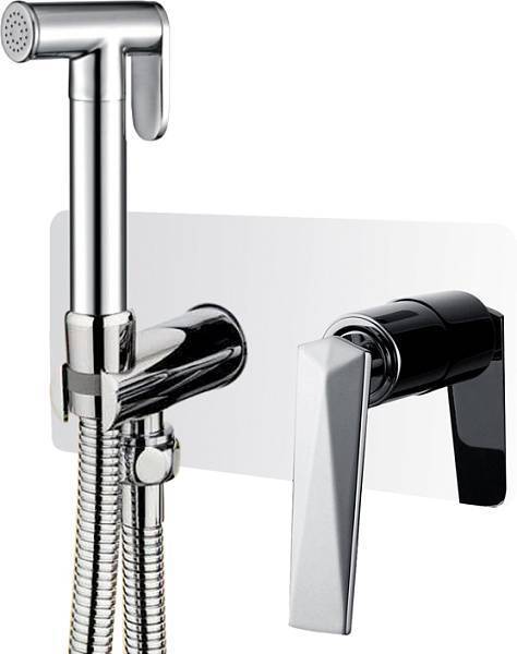 Гигиенический душ Boheme Venturo со смесителем хром глянцевый 377