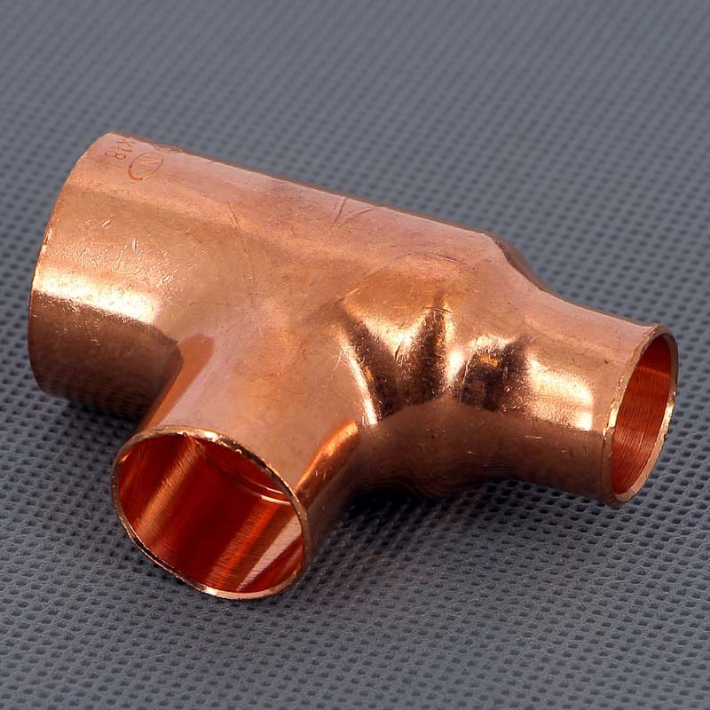 Тройник медный под пайку Viega 28х22х18 мм 122119