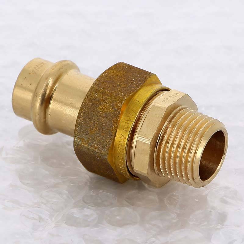 Муфта разъёмная пресс-Н бронза Viega Sanpress 15x1/2 120108