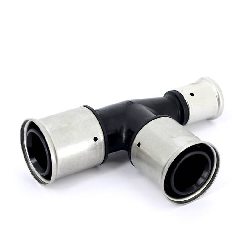 Тройник пресс PVDF Henco 40х40х26 мм 11PK-404026