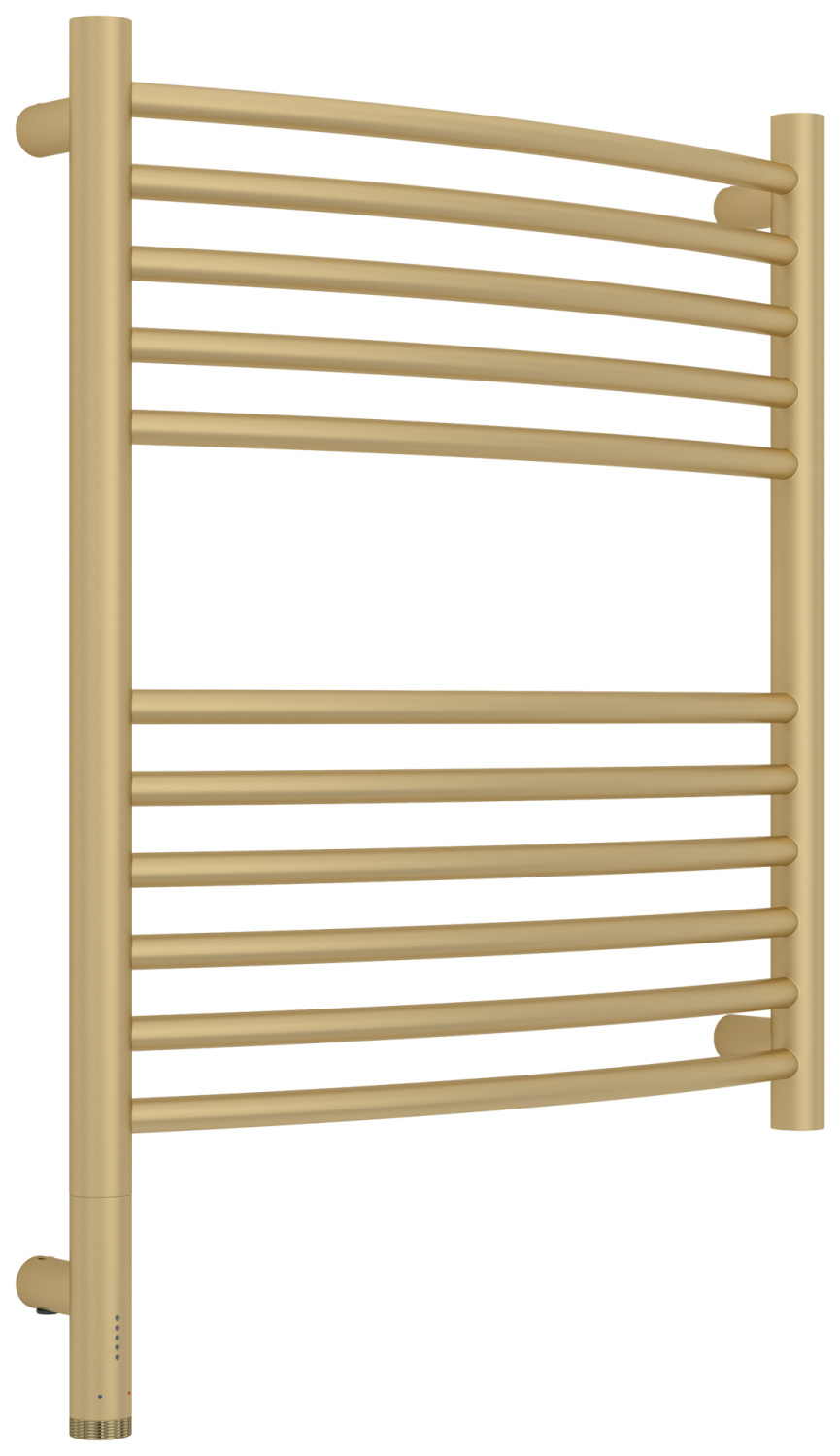 Полотенцесушитель электрический Сунержа Богема 3.1 выгнутая 50х60 см левый шампань матовая 022-6002-6050