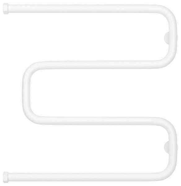 Полотенцесушитель водяной Сунержа Ш-образный 600х600 мм матовый белый 30-0014-6060