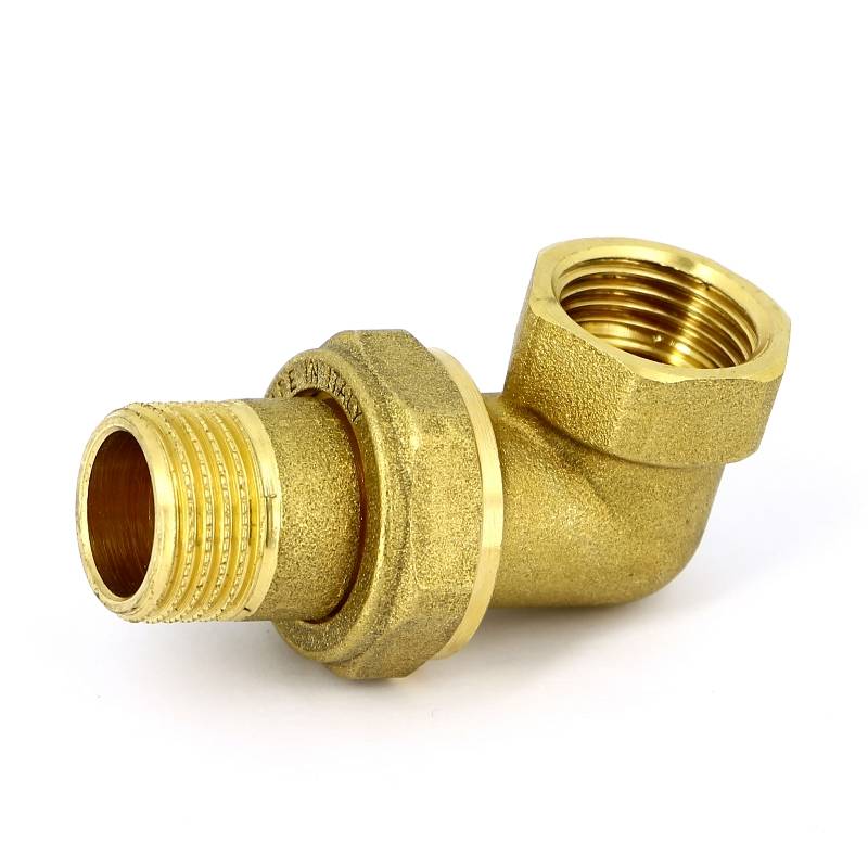 Разъемное соединение НВ Uni-Fitt 3/4 угловое с плоской прокладкой 652G3000