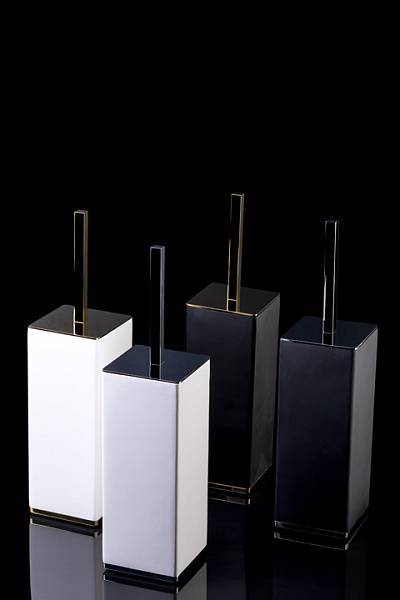 Ершик для унитаза напольный Boheme белый/хром 10949-W-CR