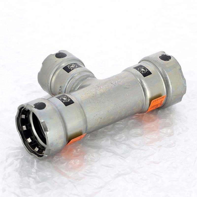 Тройник пресс Megapress Viega 3/4x1/2x3/4 695026