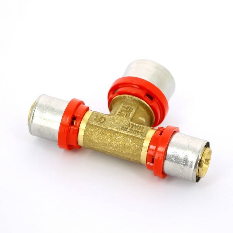 Тройник пресс Tiemme 26х16х16 мм 1650102