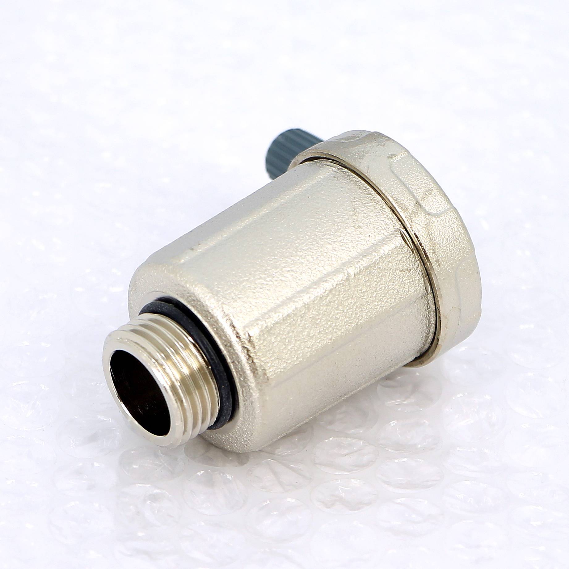 Воздухоотводчик автоматический Tiemme 1/2 боковой выпуск никелированный 1980004