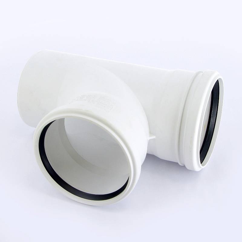 Тройник канализационный REHAU RAUPIANO PLUS 110/110/87° Max Flow 123005