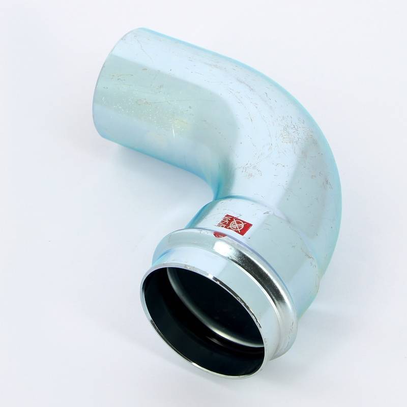 Угол-вставка 90° пресс Viega Prestabo оцинкованная сталь 54 мм 558253