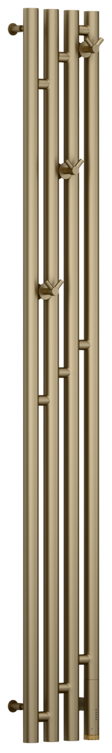 Полотенцесушитель электрический Сунержа Кантата 3.0 19.1x150 см правый золотой шёлк матовый 32-5847-1516