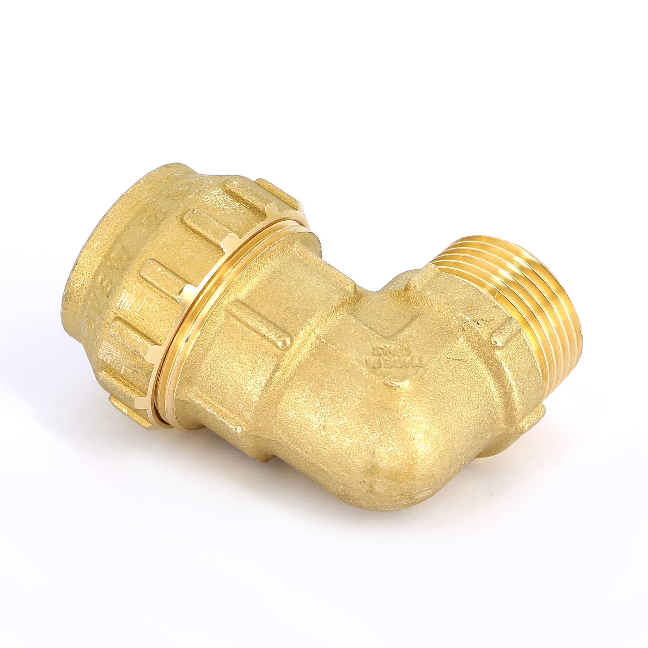 Угольник обжимной Tiemme 3464CR 32х1 наружная резьба 3400018