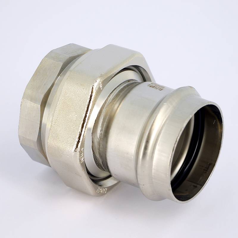 Муфта разъемная Viega Sanpress Inox 54х2 пресс-В с плоским уплотнением 437565