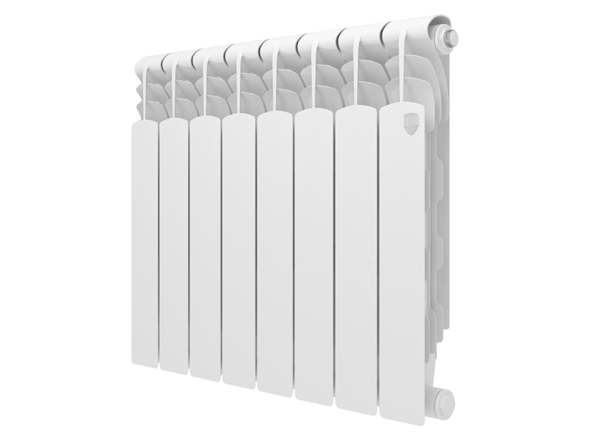 Радиатор биметаллический Royal Thermo Revolution Bimetall 500 2.0 8 секций боковое подключение НС-1295119
