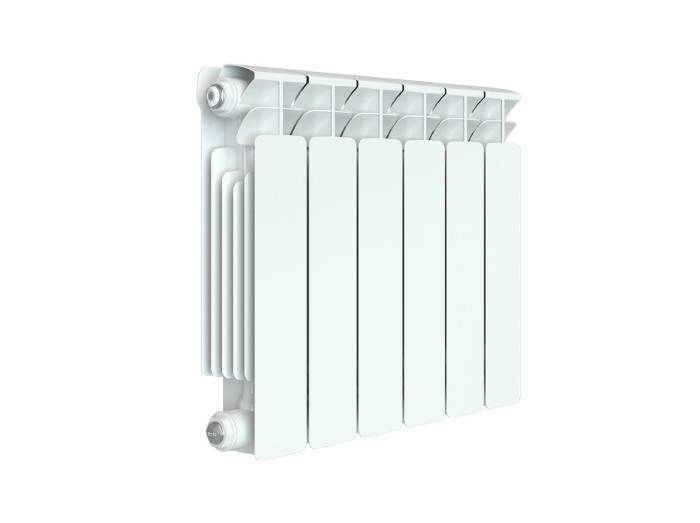 Радиатор биметаллический RIFAR Base 350 6 секций боковое подключение белый Base 350 6